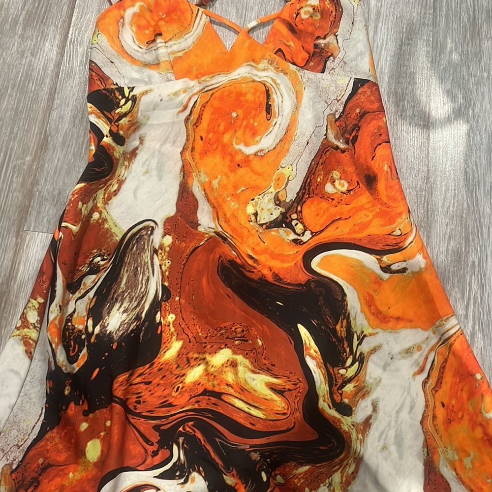 SILK DRESS - Picture 2 of 7
